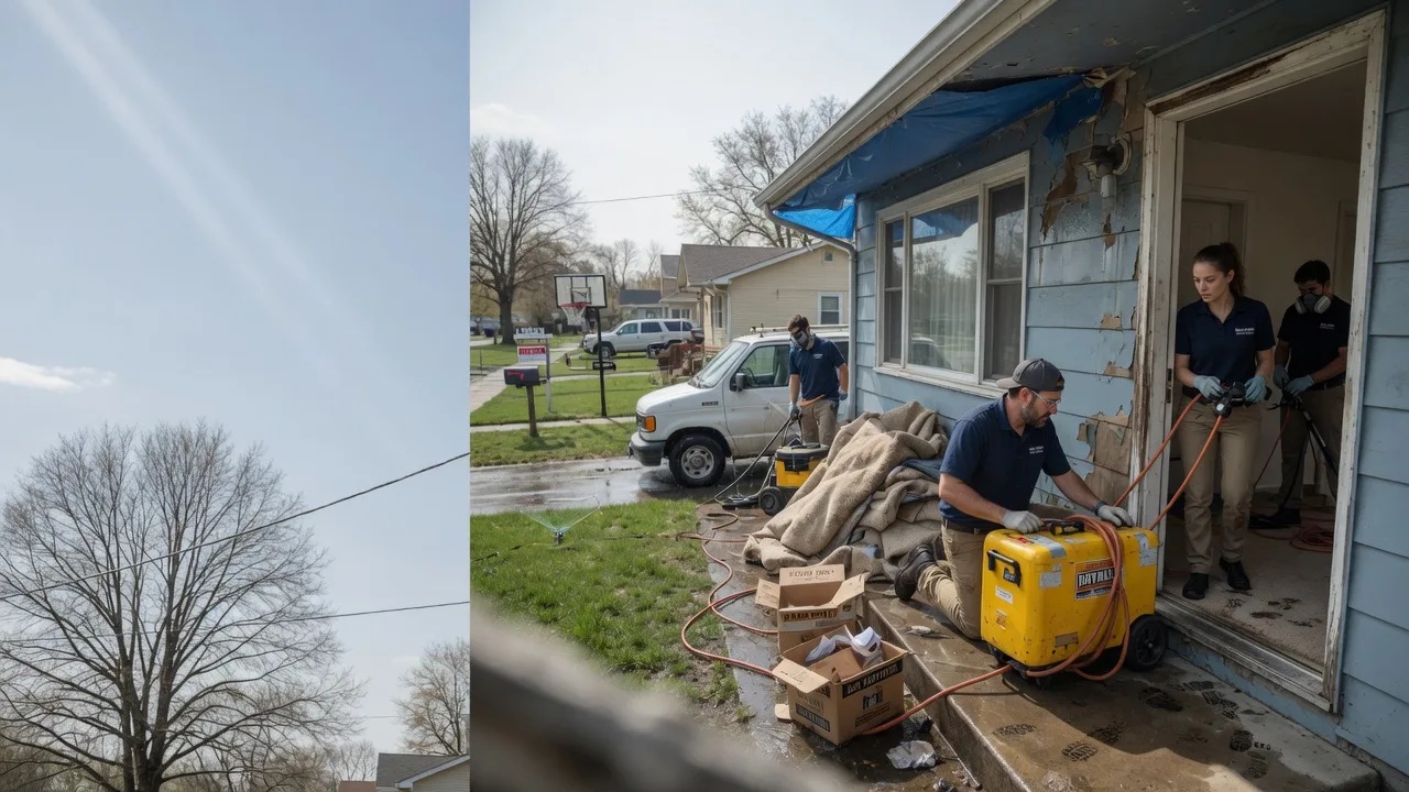 Basement Flood Cleanup in Fortville, IN near me